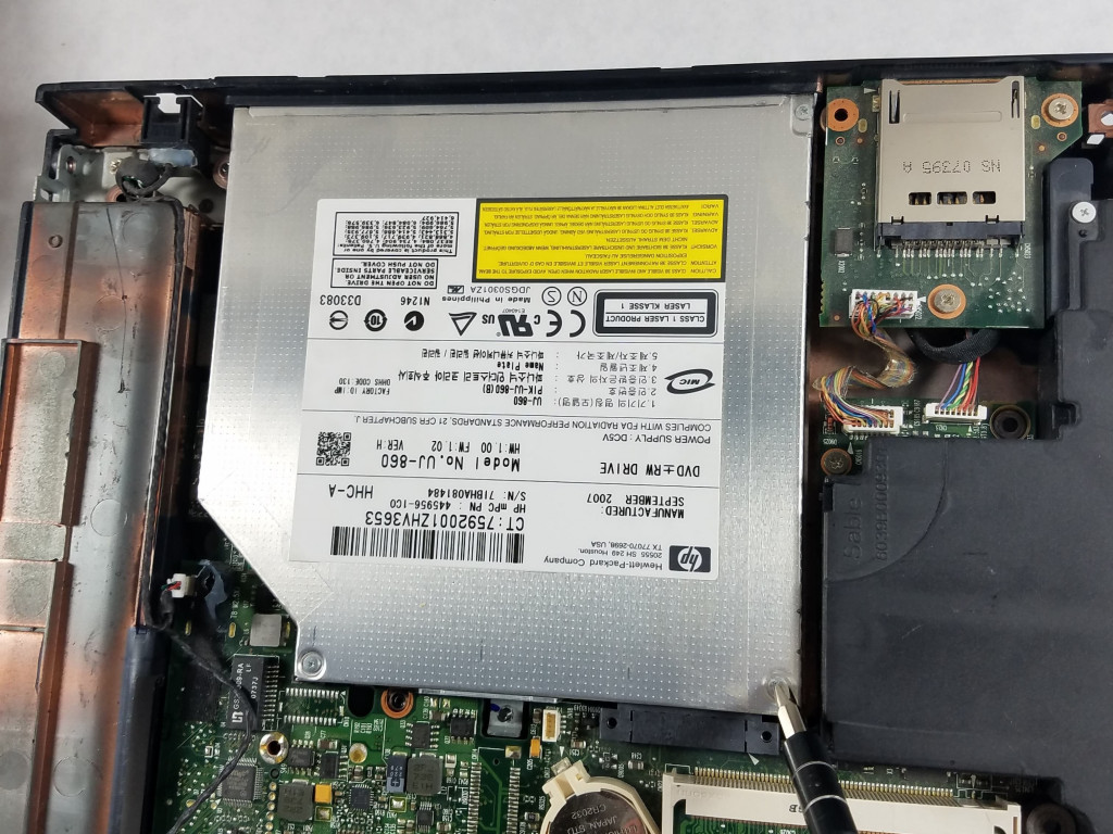 Замена компакт-диска HP Compaq 6510b