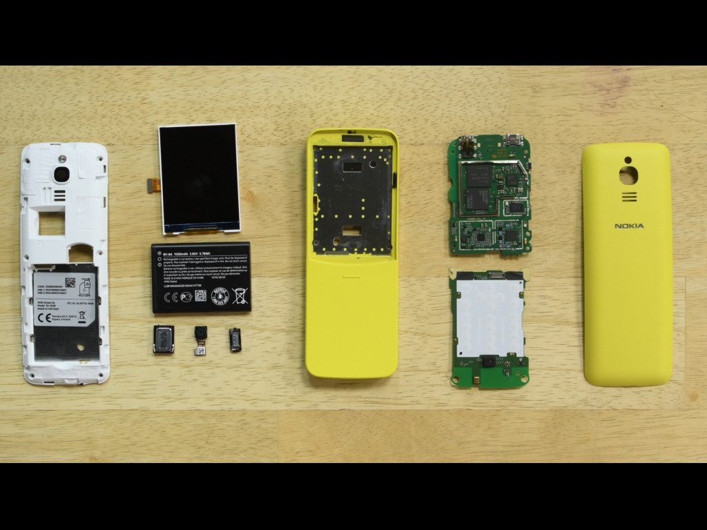 Nokia 8110 4G Teardown, ремонт за 1 шаг ⚙️ [Инструкция с фото]