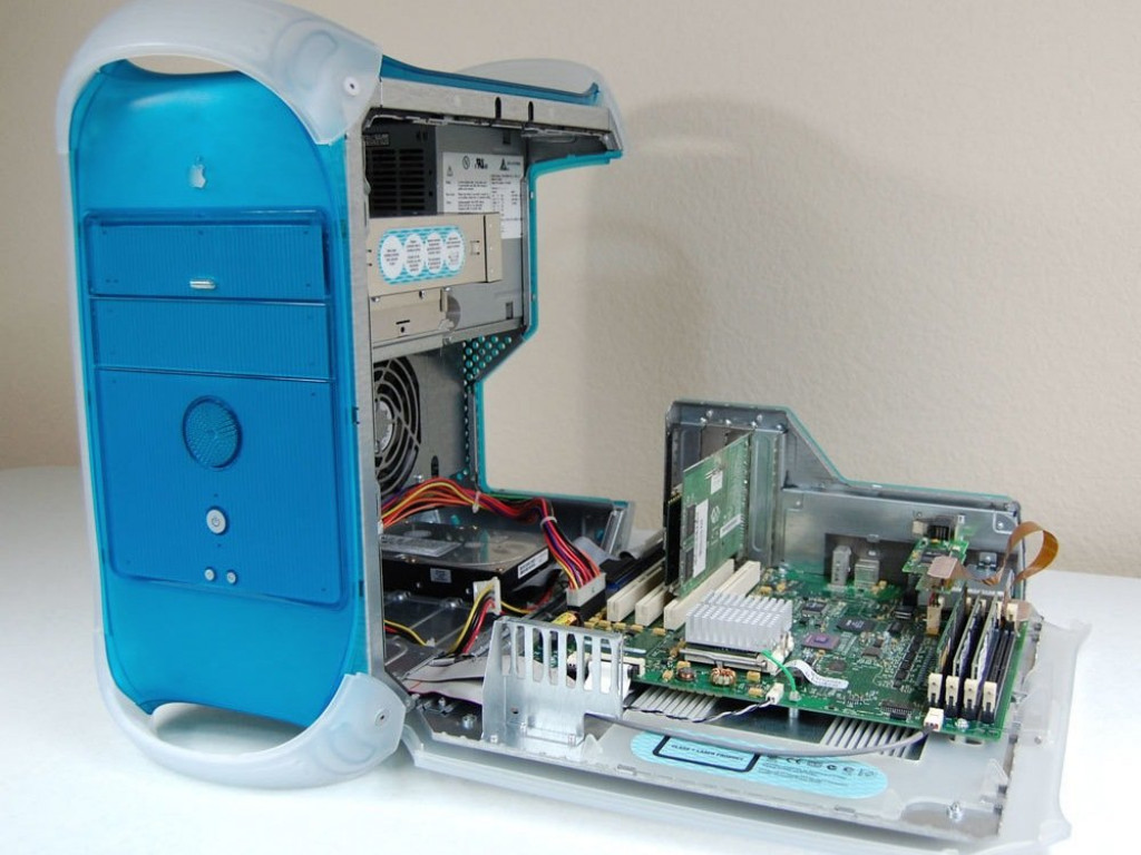 Замена синего и белого модема Power Macintosh G3