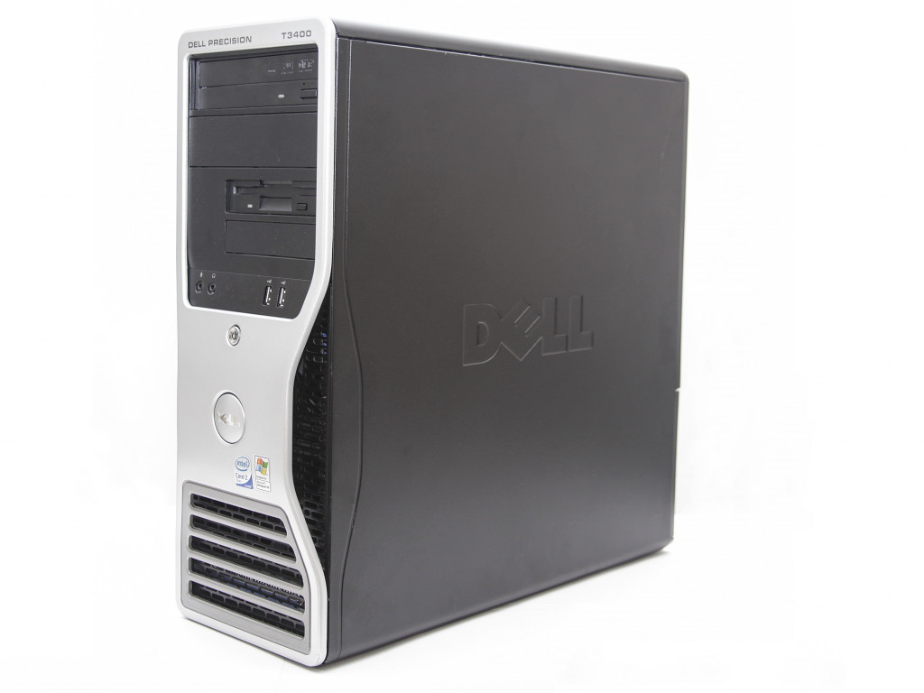 Снятие боковой панели Dell Precision T3400