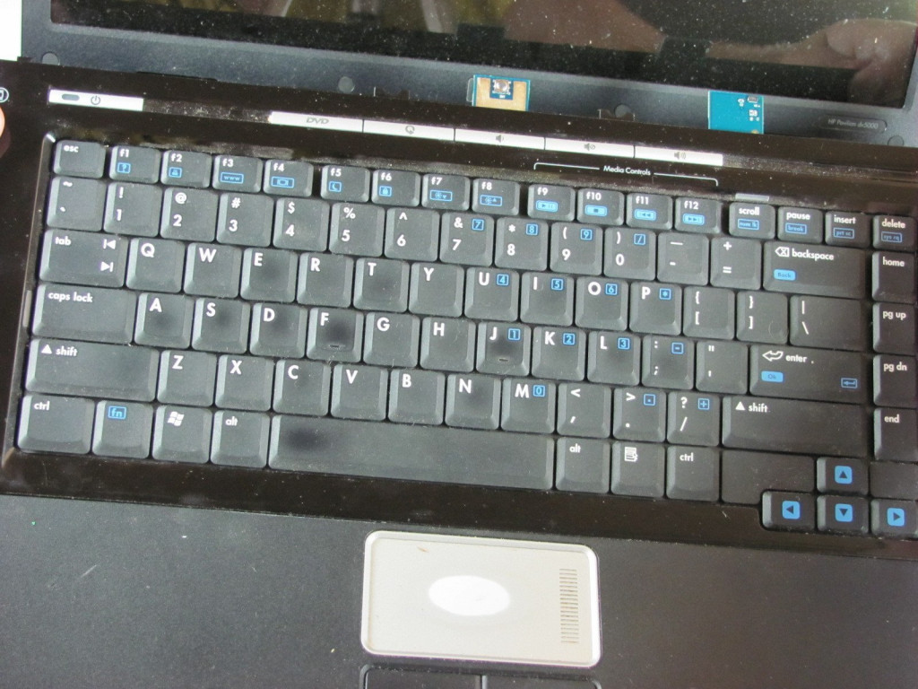 Замена клавиатуры HP Pavilion dv5000