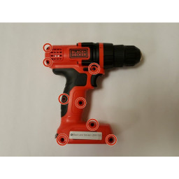 Шаг 2 Замена индикатора питания Black and Decker LDX172C 