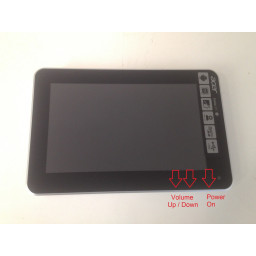 Шаг 1 Acer Iconia Tab B1-711 3G - Factory / Hard reset / Удаление пароля 