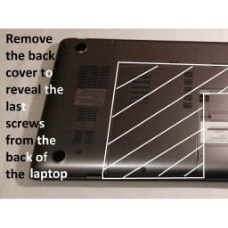 Шаг 2 Разборка ноутбука Toshiba Satellite P855 P850 плюс шарнир FIX, Назад - HDD, WIFI карта,