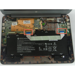 Шаг 7 Замена аккумулятора HP Chromebook 14-x013dx 