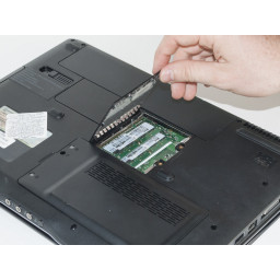 Шаг 2 Замена оперативной памяти HP Pavilion DV2160BR 