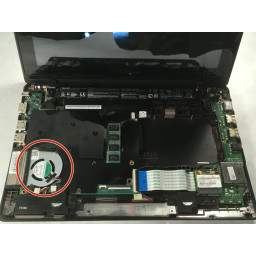 Шаг 2 Замена вентилятора Asus X200CA-HCL 1104G 