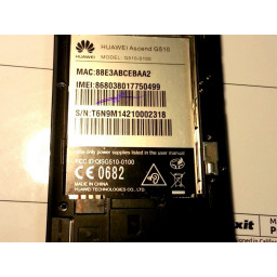 Шаг 6 Разборка Huawei Ascend G510 