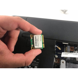 Шаг 9 Замена беспроводной карты Acer Aspire 5740-6378 