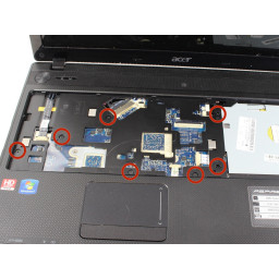 Шаг 19 Замена динамика Acer Aspire 5253 