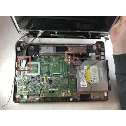 Шаг 13 Замена экрана HP Pavilion G60-630US 