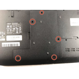 Шаг 5 Замена беспроводной карты Acer Aspire 5740-6378 